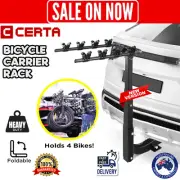 Heavy Duty Steel Bike Rack 4 Bicycle Carrier Car Rear 2" Hitch Mounted Foldable