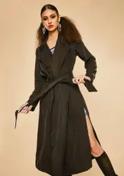 [Current Mood] Slick Attitude Twill Trench Coat