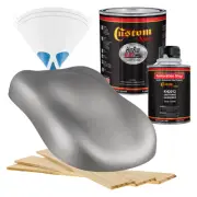HOT ROD FLATZ Titanium Gray Metallic Quart Kit URETHANE Flat Auto Car Paint Kit