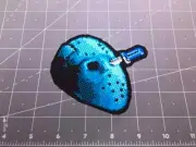 NES Friday the 13th Jason Vorhees mask 8Bit sprite pixel decal sticker Nintendo
