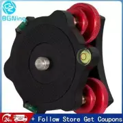 Metal LP-64 Camera Tripod Head Leveling Base Triple Bubble Level 3/8" Screw