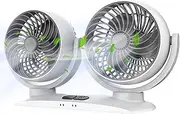 Car Fan | Auto Cooling Fan | Fan, Vehicle Fan, Electric Fan, Car Dashboard Fan, 360° Rotation Fan for SUV, RV