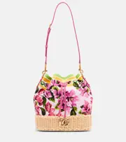 [Dolce & Gabbana] Dolce & Gabbana Taormina DG floral bucket bag One Size multicoloured