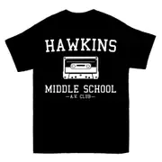 Stranger Things Hawkins Av Club Huge T-shirt
