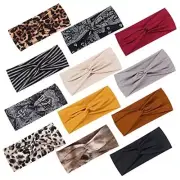 12 Pack Headbands for Women, Fashionable Sports Hairbands, Elastic Wide