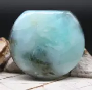 10.73 Peruvian Blue Opal Dendrites Peru cabochon High quality Andean blue opal