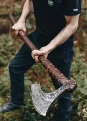 Axes Handmade Viking Axe Hatchet Norse Axe- 40" Long Two-Handed Berserker Axe AU