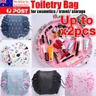 Effortless Style on the Go: Lazy Cosmetic Bag Printing Drawstring Makeup Case