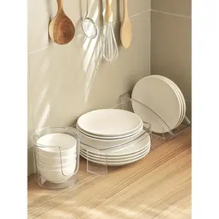碗筷瀝水收納盒放碗架圓收納架櫥柜內碟子盤子放碗廚房餐具置物架