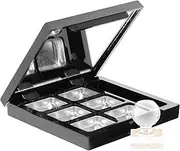 PENIKOKO 1 Set Lipsticks Eyeshadow Container Empty Eyeshadow Holder Aluminum Blush Plastic