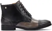 [Pikolinos] Flat Ankle Boots Leather Royal for Woman