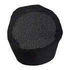 Chef Hat AdjuSize Top Vent Cotton Polyester Fiber Black Chef Cap Supply .