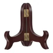 Wooden Display Stand Plate Holder Bride Stands Decorative Picture Frame Support