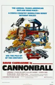Cannonball movie poster : 11 x 17 inches : David Carradine