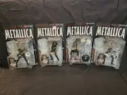 METALLICA Harvesters of Sorrow 2001 McFarlane Toys James Lars Kirk Jason SET