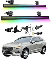 BJOHQ Electric Running Boards Compatible for Volvo XC60 2018-2019 with Light, SUV, Off-Road & Pickup Trucks - Retractable Truck Steps & Nerf Bars