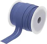 uxcell 3/4 Inch Single Fold Bias Tape Cotton Continuous Bulk Bias Tape for Sewing, Seaming Quilting Hemming Binding Crafts (Bright Blue 25 Yards)