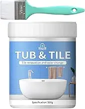 Tile Refinishing Kit, Water Based Quick-dry Bath Refinishing Kit,Quick-Dry Bathroom Cover-up Kit Refinish Set, Water Based Bath Refinish Set For Sinks, Countertops, Floors And Wall