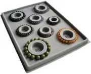 2Pcs Bead Design Board Bracelet Design Board Flocked Bead Board Necklace Bead CR