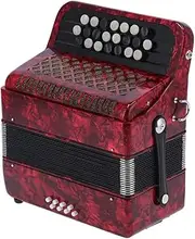 Professional Piano Accordion, 22 Keys 8 Bass, Adjustable Straps, International Standard Tuning Musical Instrument, For Beginners Adults Kid