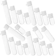 20pcs Round Bottom Glass Containers with Leakproof Lids Travel Safe Lotion Dispensers for Serums and Essential Oils Design for Maximal Product Utilization