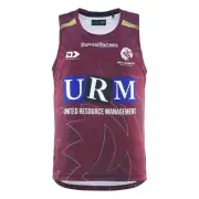 2025 Manly Sea Eagles Mens Training Singlet - Maroon: 3X-Large