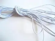5ms of Off White 2mm Diameter Round Elastic Cord Sewing Accessories 2mm Stretch Bungee Cord