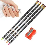 Rhinestone Picker - Set Of 4 Rhinestone Dotting Tool,Easy Pickup, Lightweight Art Design Pen, Crafting Supplies For Jewelry Making Scrapbooking Model Detailing