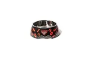 AFL Essendon Bombers Pet Bowl Dog Puppy 20cm Stainless Steel Food Drink Feeder