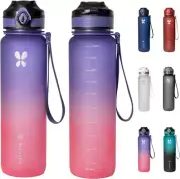 1 Litre, BPA Free Water Bottle. Leak Proof Drink Bottles for Kids