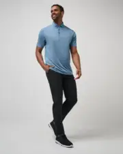 TRAVIS MATHEW Size 38 Men's Open to Close Jogger Poly Spandex Pants Black