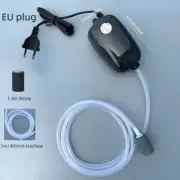 Aquarium Air Pump Fish Tank Mini Compressor Single Double Outlet with Check Valv