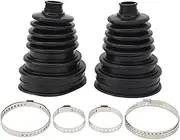 2 Pack Universal CV Joint Boot Kits for Cars, Flexible Silicone Constant Velocity Joint Boots with HEI Distributor Wires & Spark Plug Set, Front & Rear Axle Repair Tools