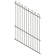 ProtectorAl 350 - 1200 x 1800mm Pale Eucalypt Raked 16-30º Loop And Spear Top Pool Fence Panel