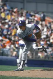 Dave Goltz Of The Los Angeles Dodgers 1980 Baseball Photo 5