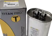 TitanPro TOCF50 HVAC Round Motor Run Capacitor 50 MFD, 440/370Vac