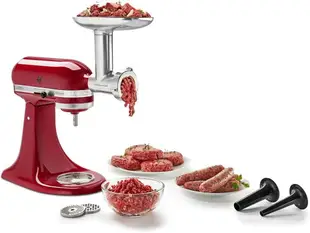 直購] KitchenAid KSMMGA 金屬絞肉機配件(不可洗碗機洗) 適KSM攪拌機 MGA Metal Food Grinder Attachment