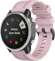 Fit for Garmin Fenix 6S Pro Watch Bands for Women Men, Fenix 5S Plus Band 20mm Quick Fit Silicone Replacement Straps Accessory Bands Wristbands Bracelet Fit for Garmin Fenix 6S Sapphire