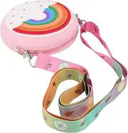 [Healvian] Adorable Mini Crossbody Bag for Rainbow Coin Pouch Capacity Shoulder Bag for Beach Parties Shopping Durable Stylish Design