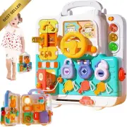Busy Board Montessori Toy for Toddlers 1-3, Sensory Learning Toy