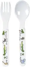 Le Studio [22-ML4801] Kids Melamine Spoon Fork Set (Jungle)