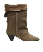 pleated ankle boots 37,38,41,42 Green