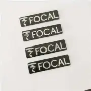 4pcs Replacement Focal Badge Emblem Logo Speaker Car Aftermarket