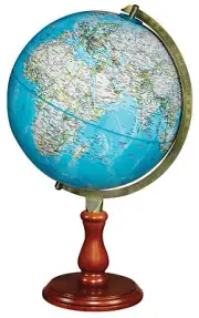 Replogle Hudson National Geographic World Globe 12" Blue. Brand New!