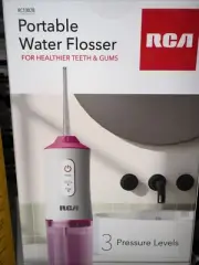 RCA Portable Water Flosser for Healthier Teeth & Gum 3 Levels Rechargeable F/Shi