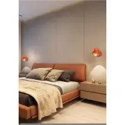 2 Pcs Orange Rechargeable Magnetic USB Table Lamp & Wall Light - 3000K/4000K