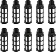 20pcs Air Silencer Plastic Exhaust Muffler, 3/8" Air Silencer Plastic Exhaust Muffler Pneumatic, Male Thread Absorb Noise Filter Slip Lock Air Line Silencer