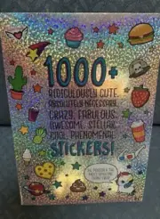 JUSTICE FASHION ANGELS 1000+ STICKERS CACTUS/CATS/LATTE/JUNK FOOD/SMORES +++