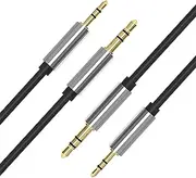 tunghey 2Pack 3.5mm to 2.5mm Aux Audio Cable,Replacement Audio Cord Compatible with SoundTrue Soundlink 700 QuietComfort QC45 QC35II QC35 25 Noise Cancelling Headphones 1.2m