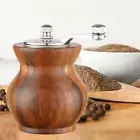 Salt And Salt Mill, Wooden Manual Pepper Mill, Kitchen Tool,